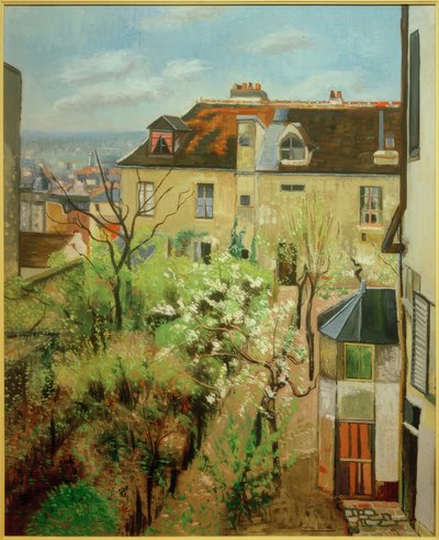 Der Garten des Hauses von Utrillo von Andre Utter
