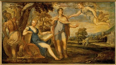 Aeneas wird befohlen, Dido zu verlassen von Andrea (fl.1527/30-63) Schiavone