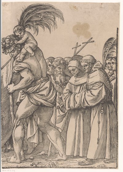 Triumph Christi (achter Teil) von Andrea Andreani