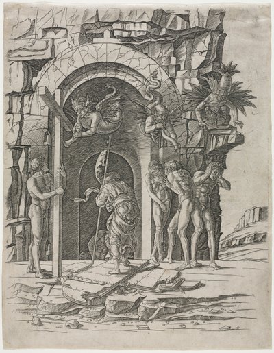 Abstieg in den Limbus, späte 1460er von Andrea Mantegna