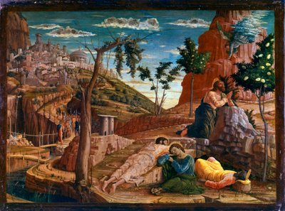 Gebet im Garten Gethsemane (Detail) von Andrea Mantegna