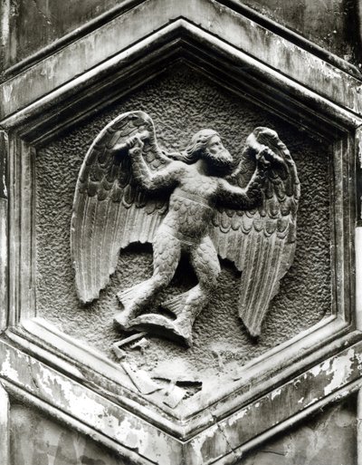 Daedalus, dekoratives Relief vom Campanile, Florenz, ca. 1348-50 von Andrea Pisano