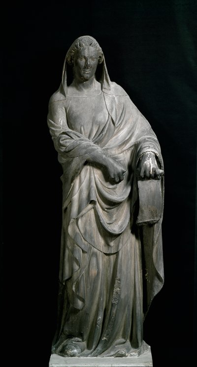 Sibylle von Tibur, vom Glockenturm. Marmorskulptur von Andrea Pisano