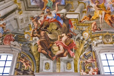 Asien (Detail) von Andrea Pozzo