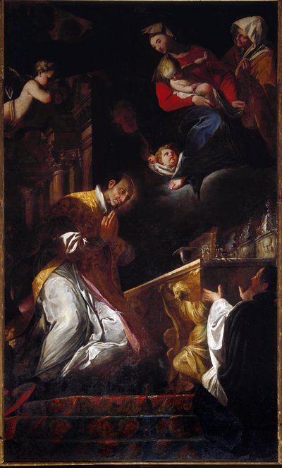 Darstellung des Heiligen Franziskus Borgia von Andrea Pozzo