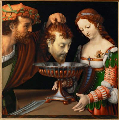 Salome mit dem Kopf von Johannes dem Täufer, ca. 1501-20 von Andrea Solario