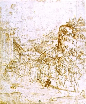 Die Anbetung der Könige von Andrea del Sarto
