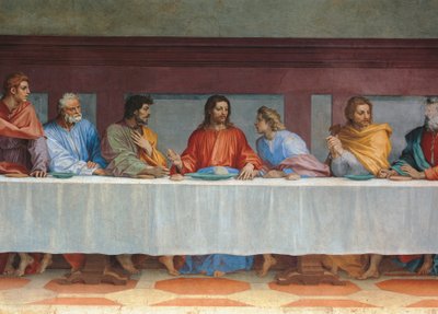 Das letzte Abendmahl von Andrea del Sarto