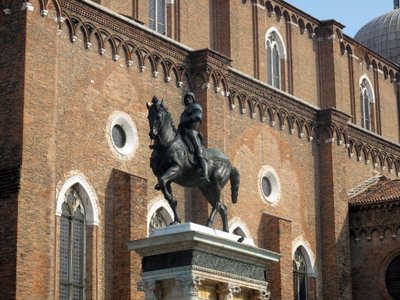 Reiterstatue des Condottiere Colleoni von Andrea del Verrocchio von Andrea del Verrocchio