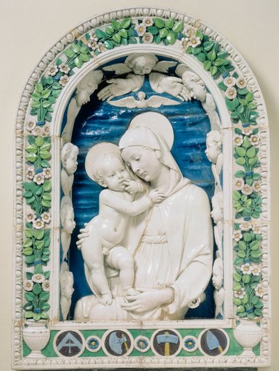 Madonna der Architekten: Werk von Andrea della Robbia von Andrea Della Robbia