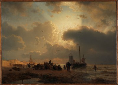 Strand bei Scheveningen von Andreas Achenbach