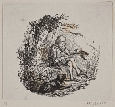 Bettler unter einer Weide von Andreas Flinch