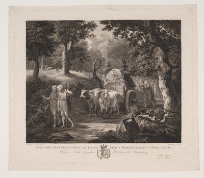 Die Göttin Henthas aus dem Lejre-Wald im Herthatal auf Seeland von Andreas Flint