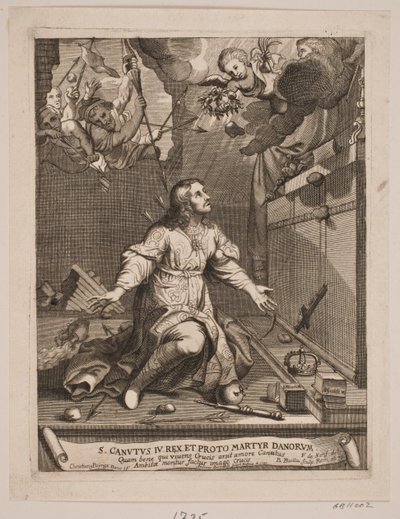 Knud der Heilige, leidender Märtyrertod von Andreas Reinhardt