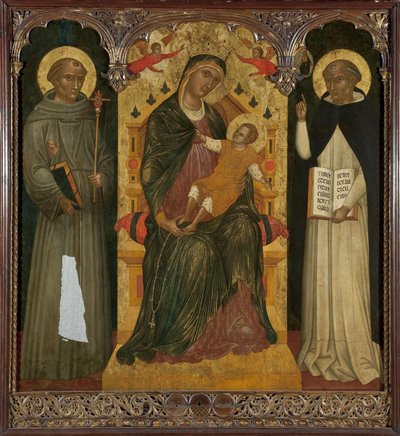 Madonna und Kind mit Heiligen von Andreas Ritzos