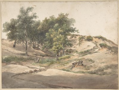 Waldlandschaft in der Nähe von Beekhuizen von Andreas Schelfhout