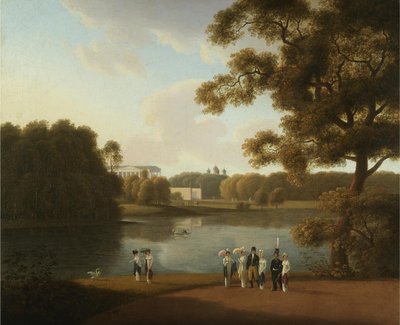 Ansicht der Cameron-Galerie in Zarskoje Selo von Andrei Yefimovich Martynov