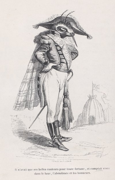Er hatte nur seine schönen Farben... aus Szenen aus dem privaten und öffentlichen Leben von..., ca. 1837-47 von Andrew Best Leloir