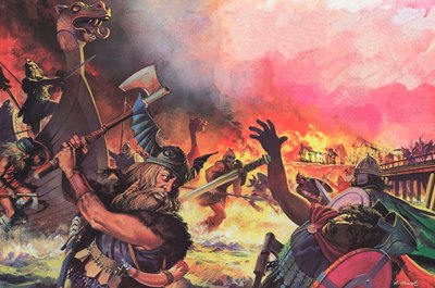 Paris unter Angriff der Wikinger von Andrew Howat