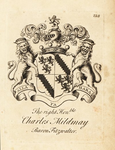 Wappen des Hochwohlgeborenen Charles Mildmay von Andrew Johnston