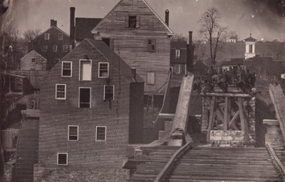 Ende der Brücke nach Burnsides Angriff, Fredericksburg, Virginia von Andrew Joseph Russell