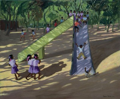Rutsche, Mysore, 2001 von Andrew Macara