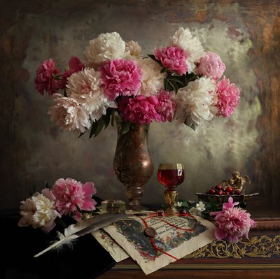 Stillleben mit Blumen von Andrey Morozov