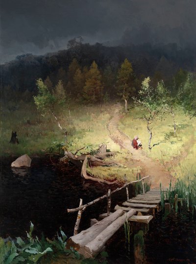 Vor dem Sturm (1918) von Andrey Nikolayevich Shilder