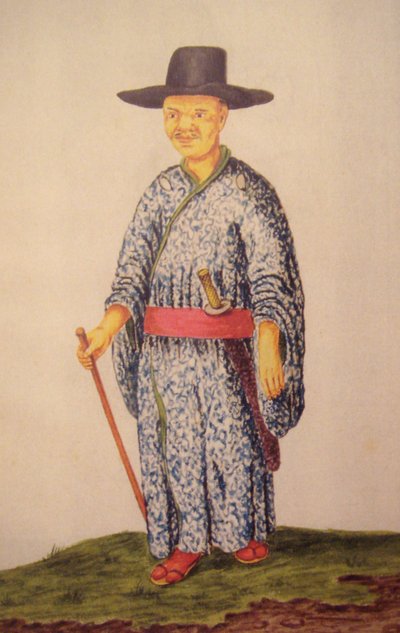 Japanischer Christ in Jakarta um 1656 von Andries Beeckman von Andries Beeckman