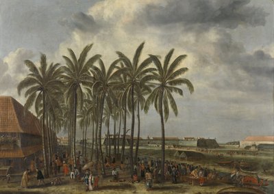 Das Schloss von Batavia, 1661 von Andries Beeckman