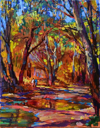 Herbstwaldspaziergang von Andrii Kutsachenko