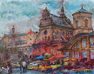 Lebendiger Stadtmarkt von Andrii Kutsachenko
