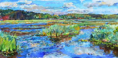 Lebendige Marschlandschaft von Andrii Kutsachenko