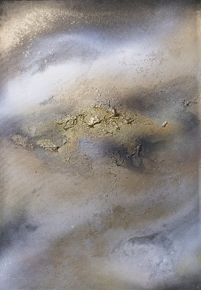 Kosmischer Goldfluss von Anete Purina-Purite