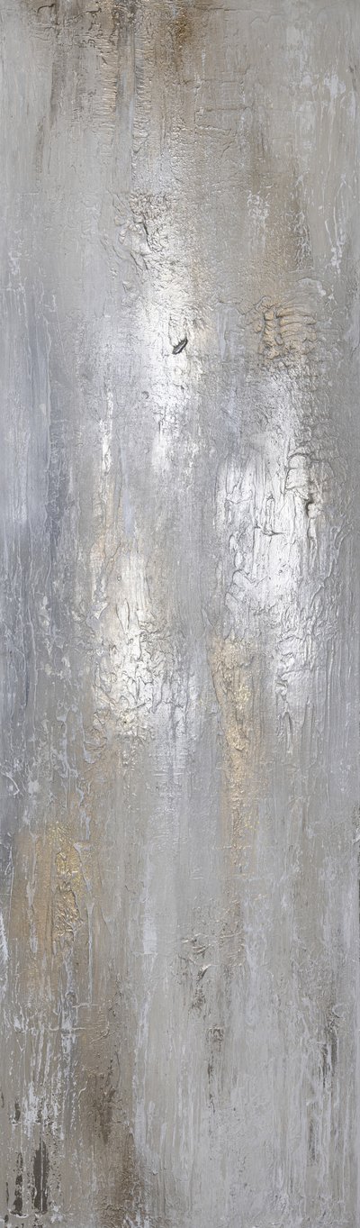 Silberne graue abstrakte Textur von Anete Purina-Purite