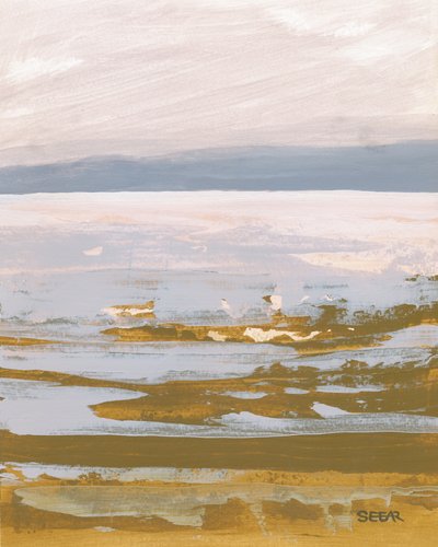 Serene abstrakte Landschaft von Angela Seear