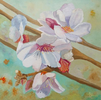 Zarte Frühlingsblüten von Angeles M. Pomata