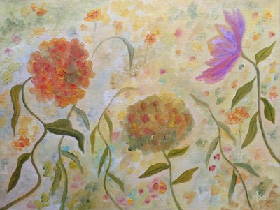 Träumende Gartenblüten von Angeles M. Pomata