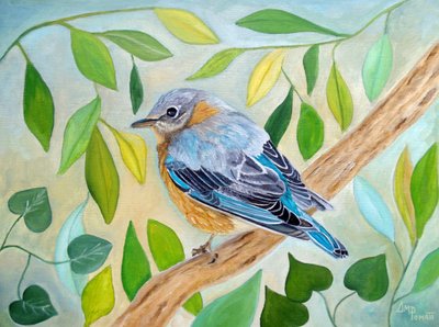 Sanfter Waldbird von Angeles M. Pomata