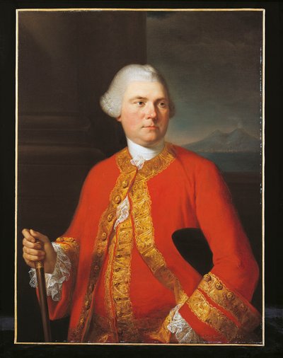 Porträt von Brownlow, 9. Earl of Exeter von Angelica Kauffman