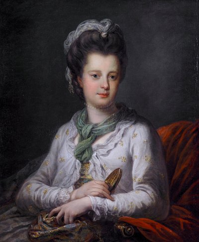 Porträt von Elizabeth Kerr, geborene Fortescue, Marquise von Lothian von Angelica Kauffmann