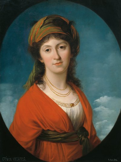 Porträt der Gräfin Marie Therese Meerfeld, geb. Dietrichstein, ca. 1790 von Angelica Kauffmann