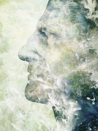 Fließendes Wasserprofil von Angelo Cerantola