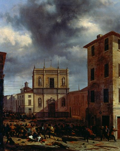 Die zehn Tage von Brescia, von Angelo Inganni von Angelo Inganni