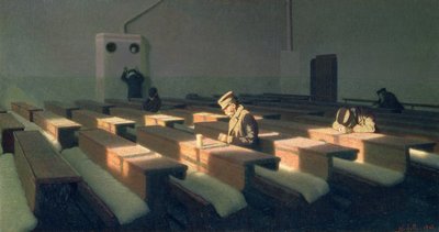 Das Weihnachten der Zurückgebliebenen, 1903 von Angelo Morbelli