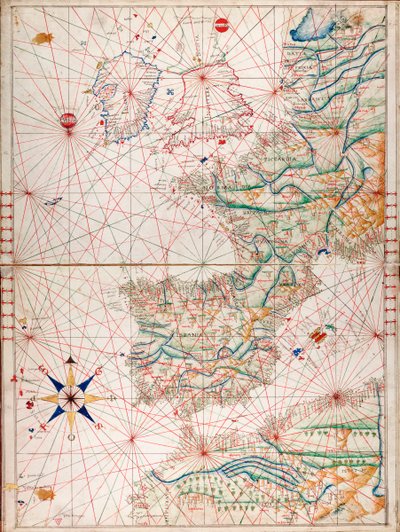 Atlantikküsten Europas und westliches Mittelmeer von Angelo de Conte Freducci