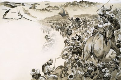 Alexander der Große erobert Indien von Angus McBride