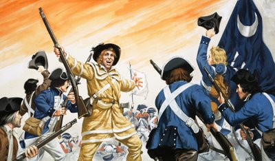 Lord Cornwallis wird in Yorktown zur Kapitulation gezwungen von Angus McBride