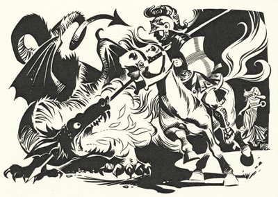St. Georg und der Drache von Angus McBride