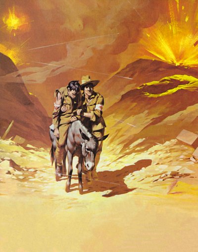 Der Mann mit dem Esel, John Simpson von Angus McBride